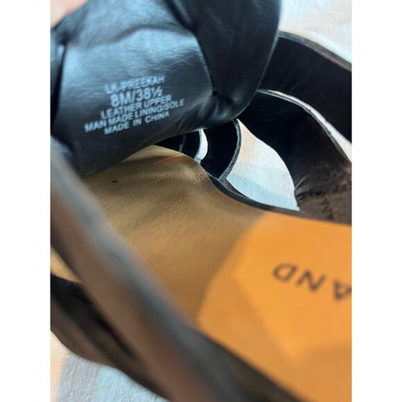 Lucky Brand Black Preekah Leather Bootie 8M / 38.5 - Picture 7 of 7